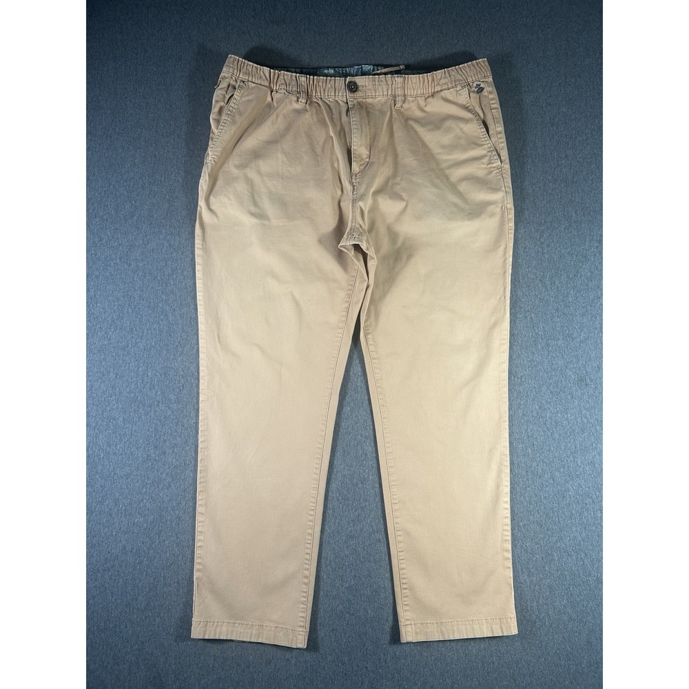 Chubbies Men's Everywear Pants Khaki Tan Size XXL Regular Fit